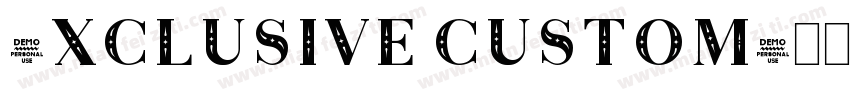 Exclusive custom字体转换